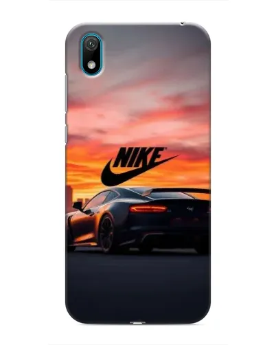 Чехол для Huawei Y5 2019 с картинкой «Nike и суперкар»