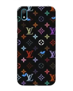 Чехол для Huawei Y5 2019 с картинкой «Цветная монограмма LV»
