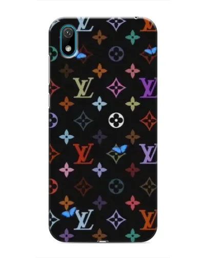 Чехол для Huawei Y5 2019 с картинкой «Цветная монограмма LV»