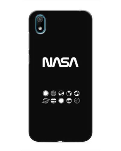 Чехол для Huawei Y5 2019 с картинкой «NASA — технический принт»