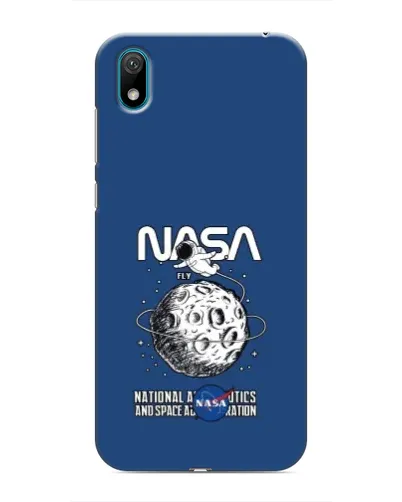 Чехол для Huawei Y5 2019 с картинкой «NASA — лунная миссия»