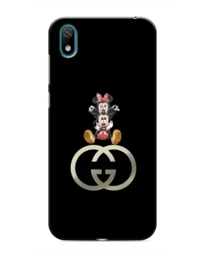 Чехол для Huawei Y5 2019 с картинкой «Минни Маус на лого»