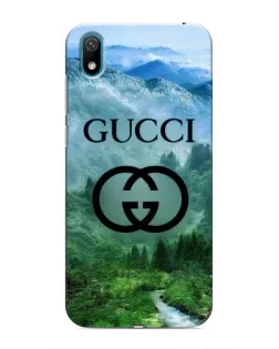 Чехол для Huawei Y5 2019 с картинкой «Gucci — горный пейзаж»