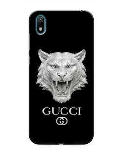Чехол для Huawei Y5 2019 с картинкой «Gucci — серебряный лев»