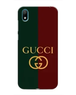 Чехол для Huawei Y5 2019 с картинкой «Gucci — темно-зеленый градиент»