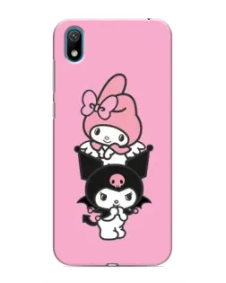 Чехол для Huawei Y5 2019 с картинкой «My Melody и Kuromi»
