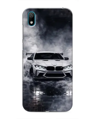 Чехол для Huawei Y5 2019 с картинкой «BMW сквозь туман» Чехол для Huawei Y5 2019 с картинкой «BMW сквозь туман»