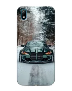 Чохол для Huawei Y5 2019 з картинкою «BMW у зимовому лісі» Чохол для Huawei Y5 2019 з картинкою «BMW у зимовому лісі»