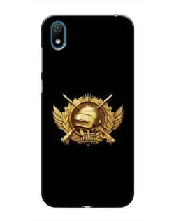 Чохол для Huawei Y5 2019 з картинкою «PUBG — помаранчевий градієнт»