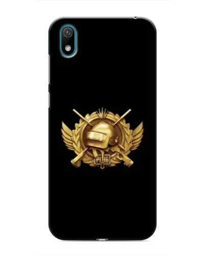 Чехол для Huawei Y5 2019 с картинкой «PUBG — оранжевый градиент»