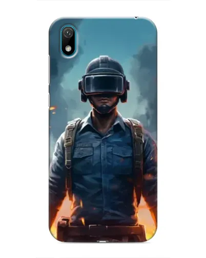 Чехол для Huawei Y5 2019 с картинкой «PUBG — реалистичный герой»