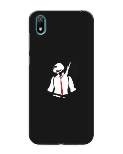 Чохол для Huawei Y5 2019 з картинкою «PUBG — силует воїна»