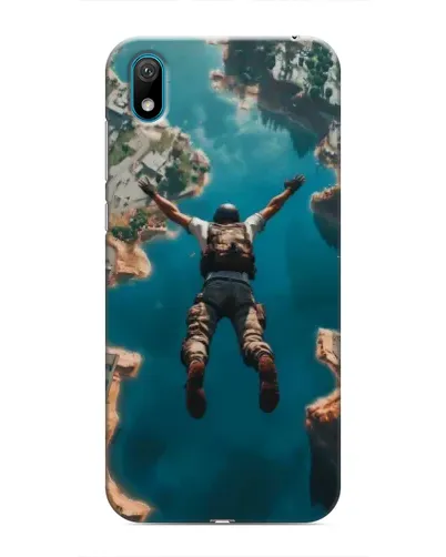 Чехол для Huawei Y5 2019 с картинкой «PUBG — свободное падение»