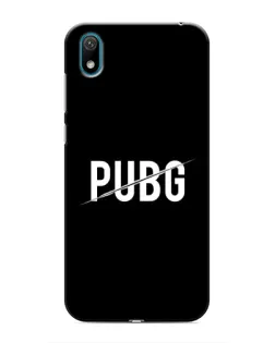 Чохол для Huawei Y5 2019 з картинкою «PUBG — білий логотип»