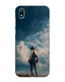 Чохол для Huawei Y5 2019 з картинкою «Герой PUBG на скелі»