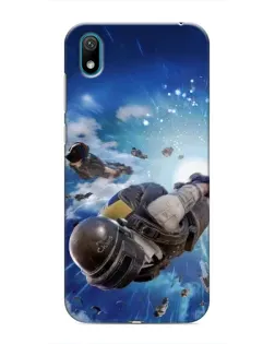 Чохол для Huawei Y5 2019 з картинкою «Десант PUBG — стрибок»
