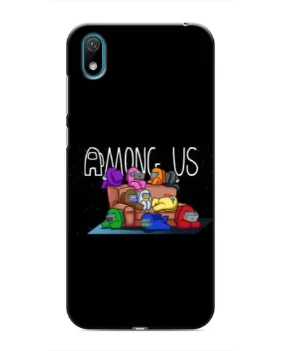 Чехол для Huawei Y5 2019 с картинкой «Логотип Among Us»