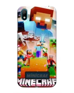Чохол для Huawei Y5 2019 з картинкою «Minecraft герої гри» Чохол для Huawei Y5 2019 з картинкою «Minecraft герої гри»