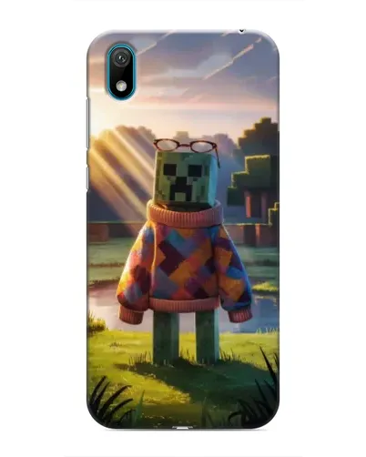 Чехол для Huawei Y5 2019 с картинкой «Крипер в свитере»