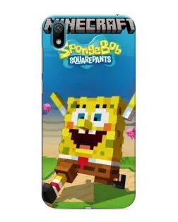 Чохол для Huawei Y5 2019 з картинкою «Губка Боб Minecraft» Чохол для Huawei Y5 2019 з картинкою «Губка Боб Minecraft»