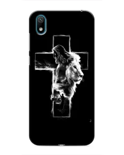 Чехол для Huawei Y5 2019 с картинкой «Сияющий крест Jesus» Чехол для Huawei Y5 2019 с картинкой «Сияющий крест Jesus»