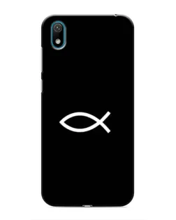 Чехол для Huawei Y5 2019 с картинкой «Символ рыбы Jesus» Чехол для Huawei Y5 2019 с картинкой «Символ рыбы Jesus»