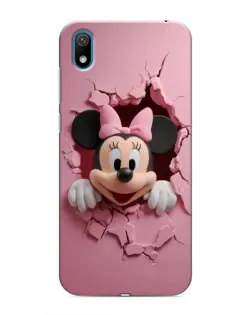 Чехол для Huawei Y5 2019 с картинкой «Минни сквозь стену»