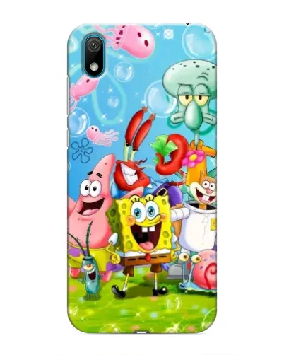 Чехол для Huawei Y5 2019 с картинкой «Губка Боб и друзья» Чехол для Huawei Y5 2019 с картинкой «Губка Боб и друзья»