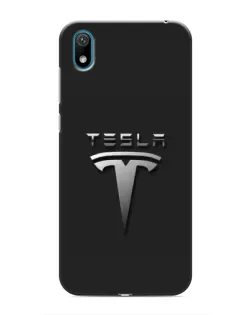 Чохол для Huawei Y5 2019 з картинкою «Сталевий логотип Tesla» Чохол для Huawei Y5 2019 з картинкою «Сталевий логотип Tesla»