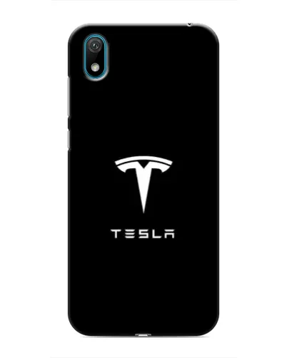 Чехол для Huawei Y5 2019 с картинкой «Tesla White Logo»