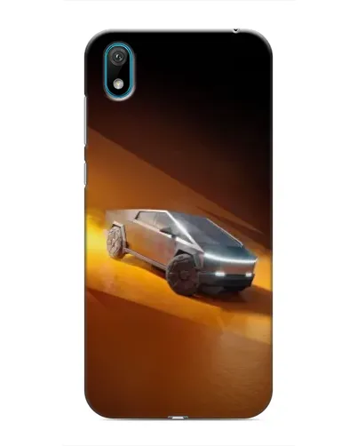 Чехол для Huawei Y5 2019 с картинкой «Cybertruck в пустыне»