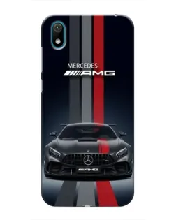 Чохол для Huawei Y5 2019 з картинкою «Mercedes — білий карбон» Чохол для Huawei Y5 2019 з картинкою «Mercedes — білий карбон»