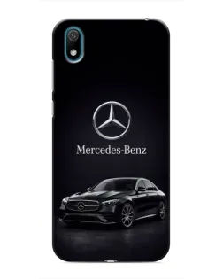 Чехол для Huawei Y5 2019 с картинкой «Mercedes — решетка радиатора»