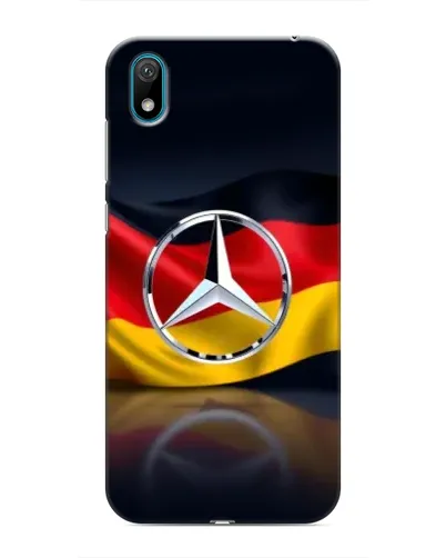 Чехол для Huawei Y5 2019 с картинкой «Mercedes — флаг Германии»