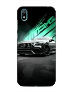 Чехол для Huawei Y5 2019 с картинкой «Темный Mercedes AMG»