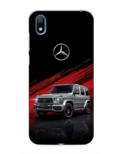 Чехол для Huawei Y5 2019 с картинкой «Mercedes G-Class красный»