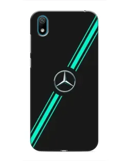 Чехол для Huawei Y5 2019 с картинкой «Спортивные линии Mercedes» Чехол для Huawei Y5 2019 с картинкой «Спортивные линии Mercedes»