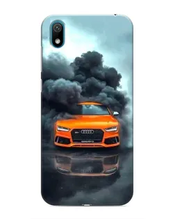 Чехол для Huawei Y5 2019 с картинкой «Audi в облаках дыма»