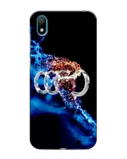 Чехол для Huawei Y5 2019 с картинкой «Энергия лого Audi»
