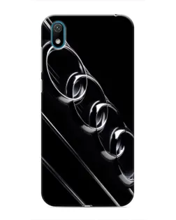 Чехол для Huawei Y5 2019 с картинкой «Audi — абстрактные кольца»