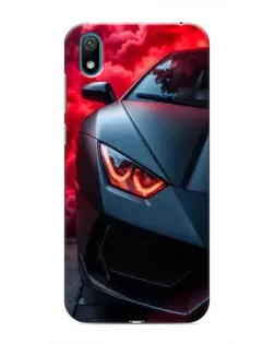 Чехол для Huawei Y5 2019 с картинкой «Lamborghini красное сияние»