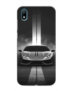 Чехол для Huawei Y5 2019 с картинкой «Lamborghini симметрия дорог»