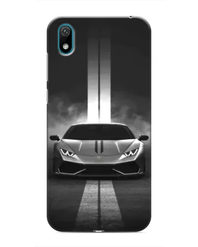 Чехол для Huawei Y5 2019 с картинкой «Lamborghini симметрия дорог»