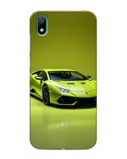 Чехол для Huawei Y5 2019 с картинкой «Салатовый Lamborghini Huracan»
