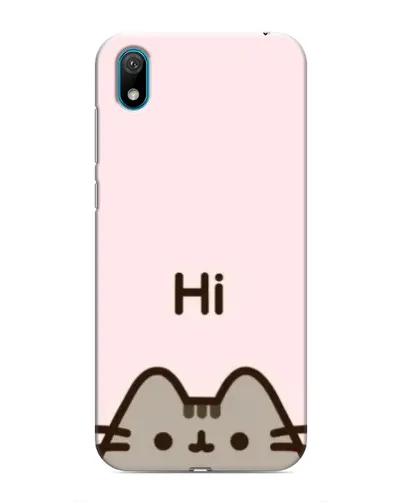 Чехол для Huawei Y5 2019 с картинкой «Пушин говорит Hi»