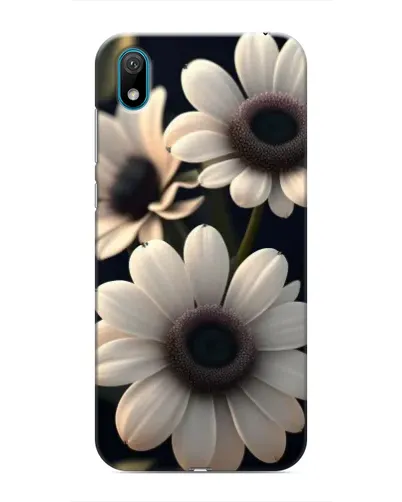 Чехол для Huawei Y5 2019 с картинкой «Белые маргаритки макро»