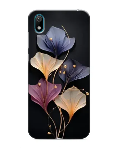 Чехол для Huawei Y5 2019 с картинкой «Лиловые цветы грации»