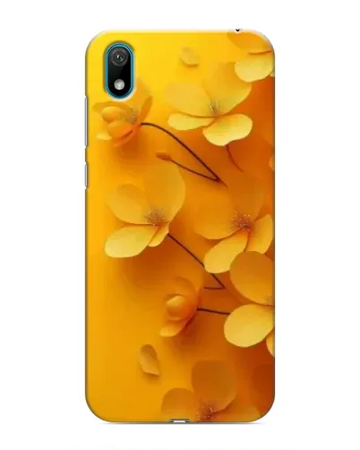 Чехол для Huawei Y5 2019 с картинкой «Золотые лепестки»