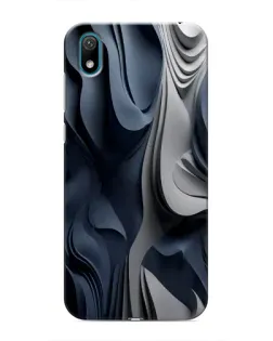 Чохол для Huawei Y5 2019 з картинкою «Об'ємні сині складки» Чохол для Huawei Y5 2019 з картинкою «Об'ємні сині складки»