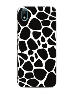 Чехол для Huawei Y5 2019 с картинкой «Черно-белый жираф»